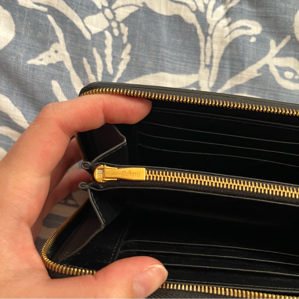 Mulberry M Zip Geometric Pattern Medium Wallet - image 7